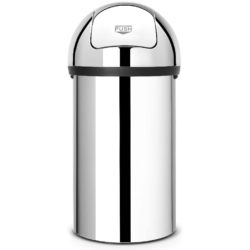 Brabantia 60L Push Bin – Brilliant Steel